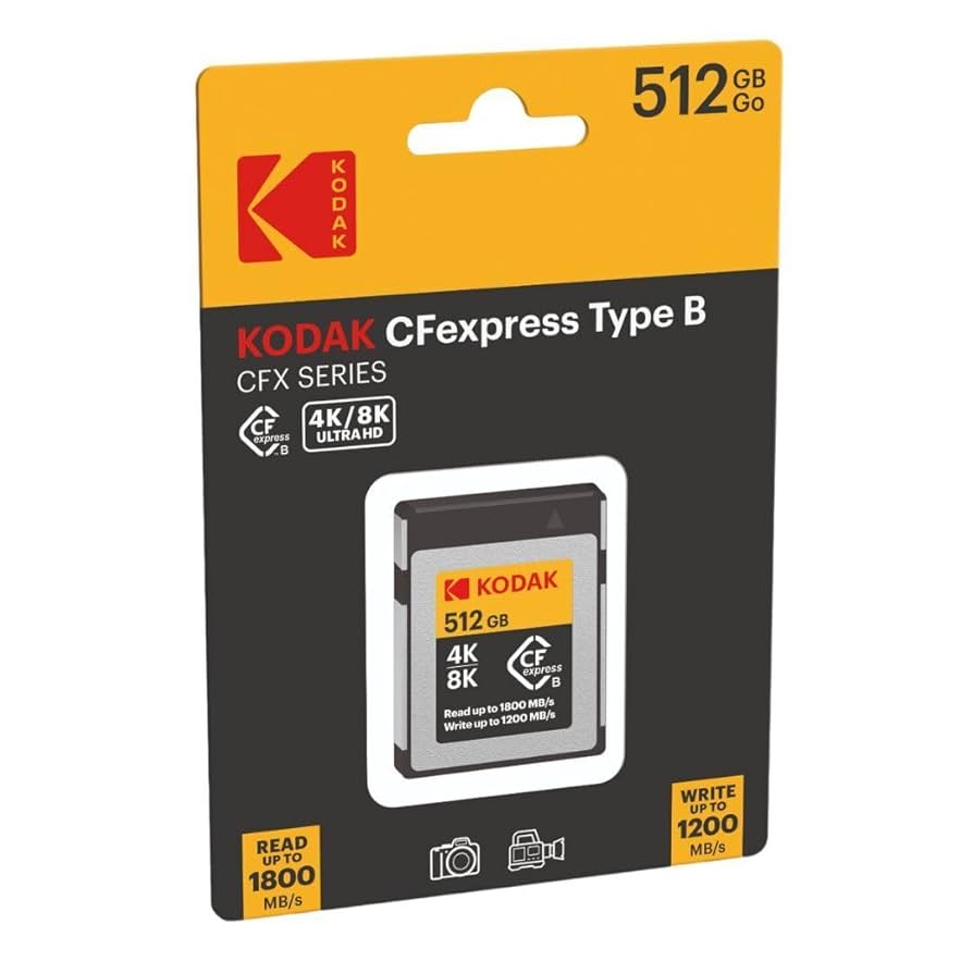 Amazon.com: Kodak CFexpress Type B 512GB Memory Card with